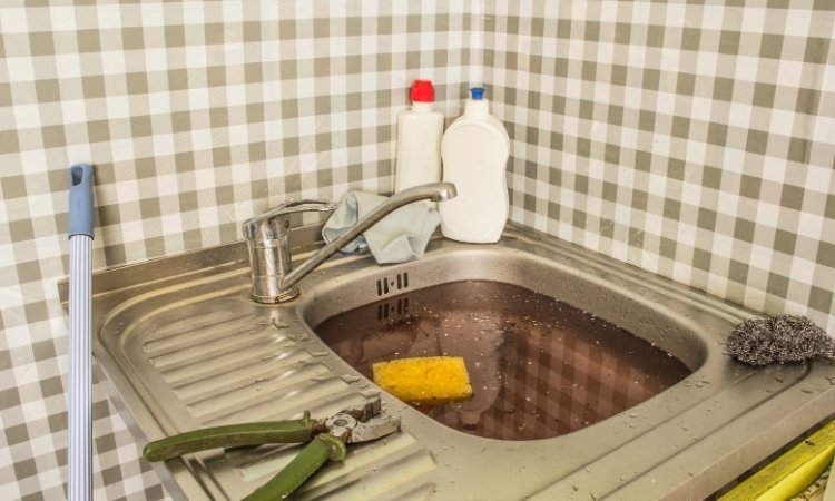 how to clean a bathroom sink drain